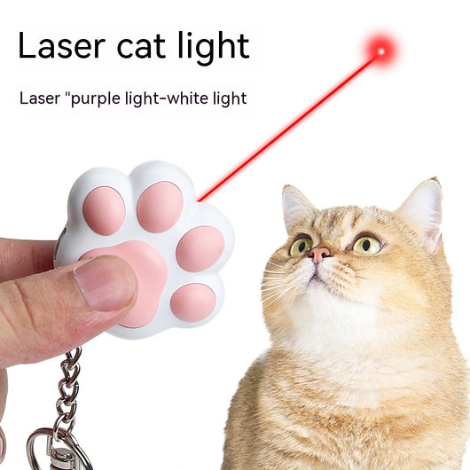 Juguete Láser Interactivo 3 en 1 con Forma de Patita de Gato - Image 6