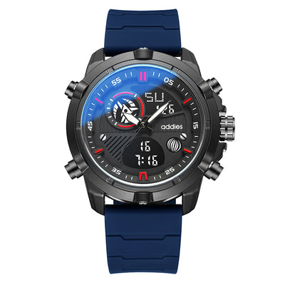 Reloj Deportivo para Hombre con Esfera Luminosa y Detalles en Metal - Image 3