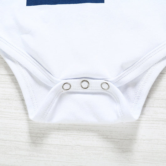 Conjunto de Bebé Tiburón Cartoon - Pants Suspender y Manga Larga - Image 4