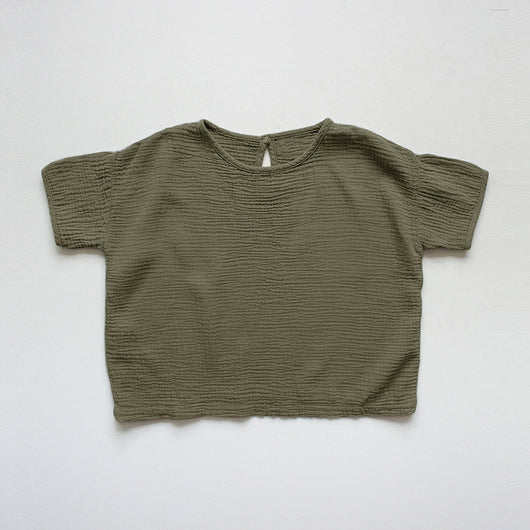 Blusa Infantil de Manga Corta para Niñas - Image 5