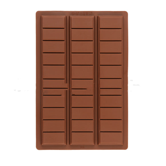 Molde de Silicona para Chocolate Antiadherente Rectangular