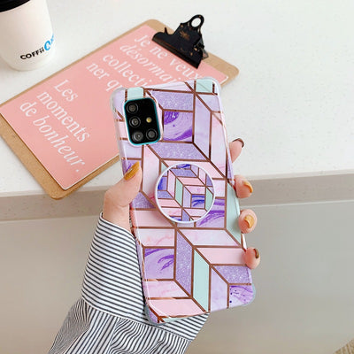 Funda Mármol Spliced con Acabado Brillante y Textura Estampada - Image 10
