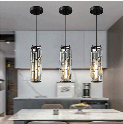 Lámpara Colgante Industrial Cristal LED Cabecera Restaurante Pasillo - Image 26