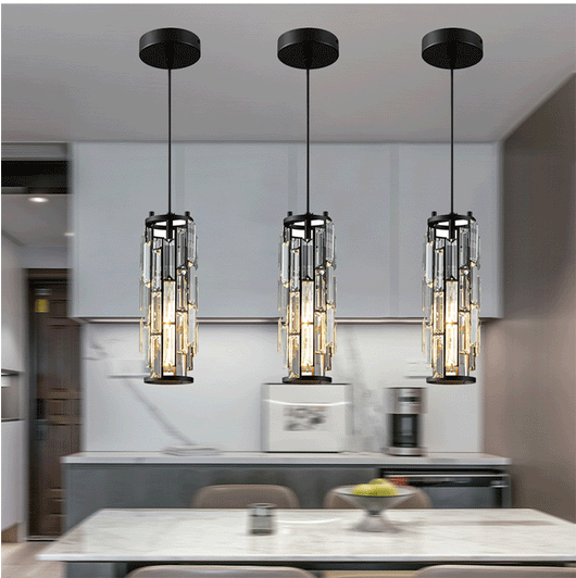 Lámpara Colgante Industrial Cristal LED Cabecera Restaurante Pasillo - Image 26