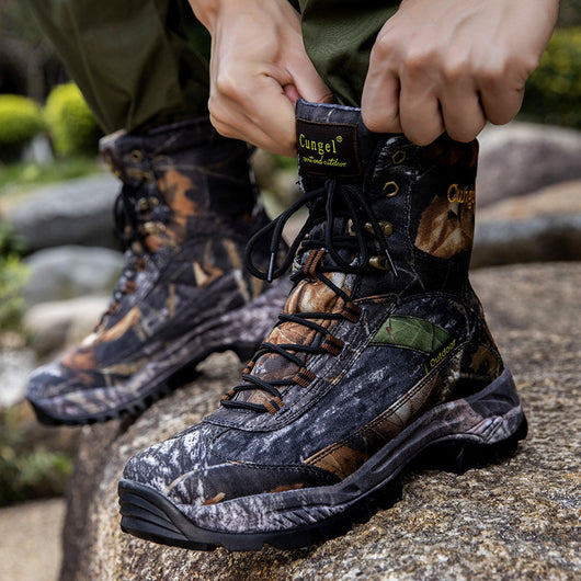 Botas Martin Altas Camuflaje Antideslizantes con Protección de Impacto - Image 10