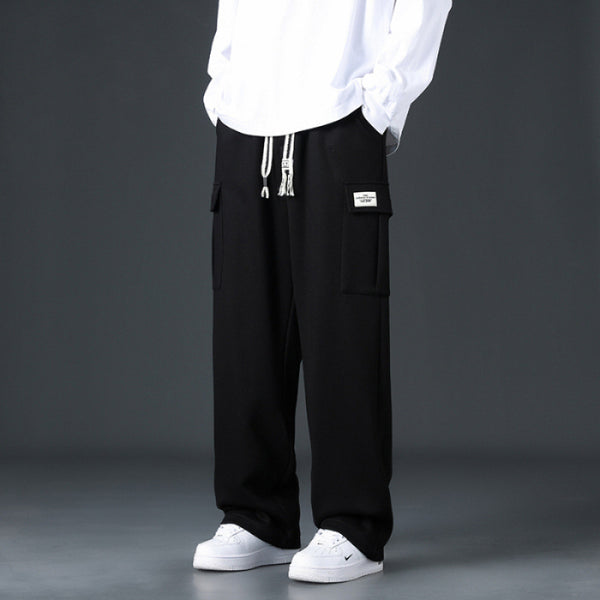 Pantalones Casuales Hombre Corte Amplio y Drapeado - Image 6