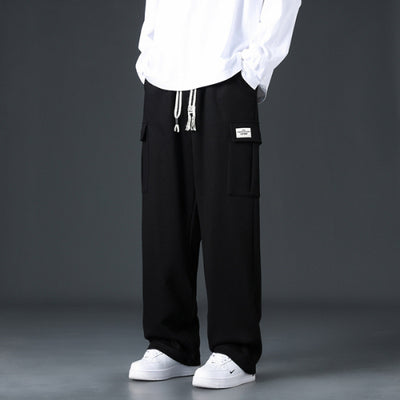 Pantalones Casuales Hombre Corte Amplio y Drapeado - Image 6