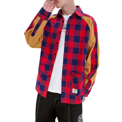 Camisa a Cuadros para Hombre - Estilo Otoño e Invierno - Image 4