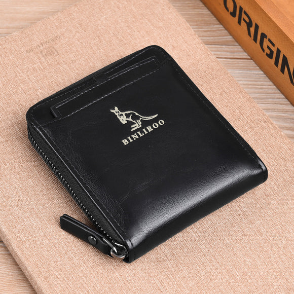 Billetera Compacta Multifuncional Antirrobo para Hombre