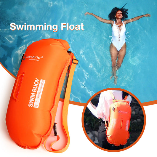 Boya de Natación Doble Airbag con Mochila Impermeable Desmontable - Image 10
