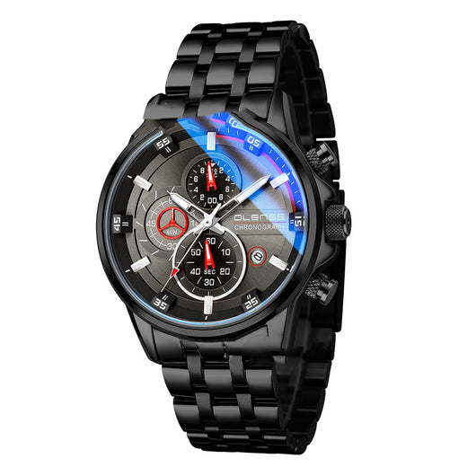 Reloj Deportivo Multifunción Hombre Acero Inoxidable Cuarzo - Image 9