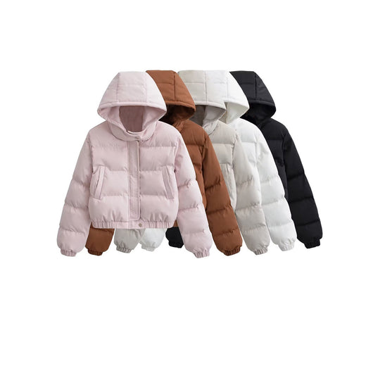 Chaqueta Hoodie Casual de Algodón - Diseño Minimalista Versátil - Image 5
