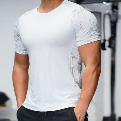Camiseta Deportiva Hombre Transpirable Secado Rápido Absorbe Sudor