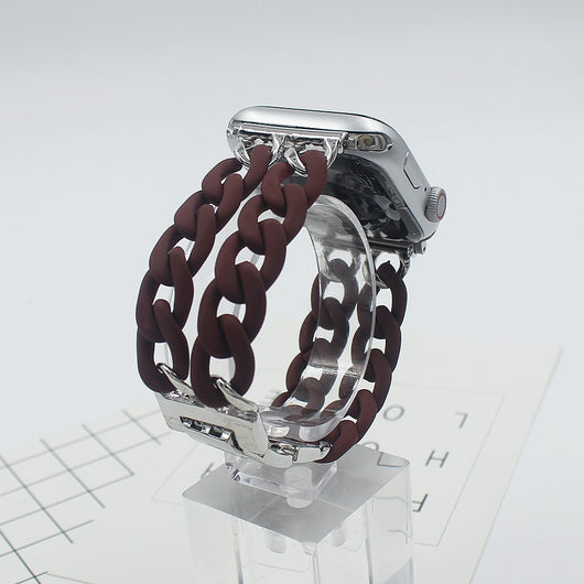 Correa Apple Watch Resina y Metal - Diseño Híbrido Premium - Image 3