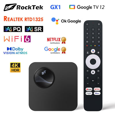 Convertidor Smart TV RockTek GX1 4K con Google TV Certificado - Image 2