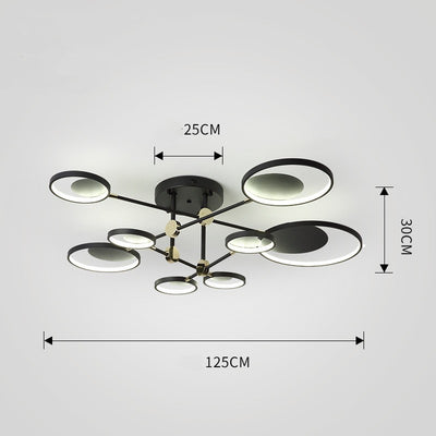 Lámpara de Techo LED Molecular Diseño Nórdico Minimalista - Image 6