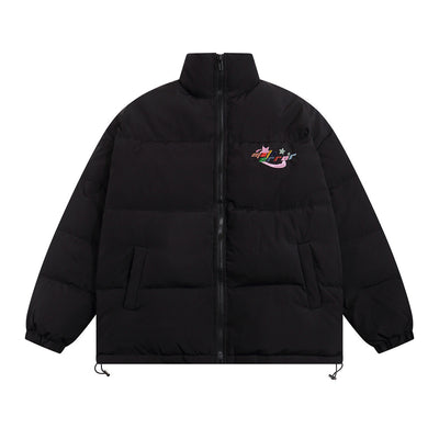 Abrigo Casual para Hombre con Bordado de Letras - Image 3