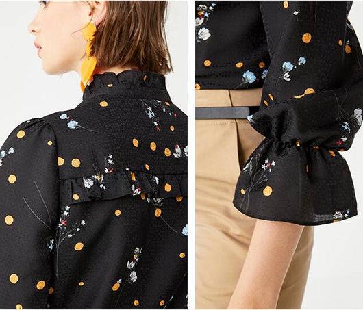 Camisa Manga Larga Estilo Retro para Commuter - Image 10