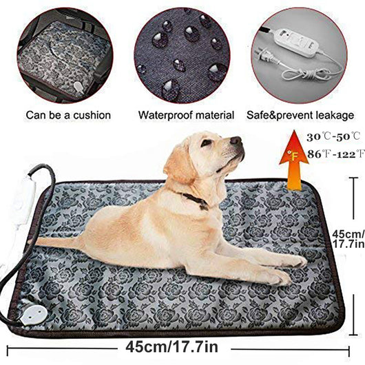 Manta Térmica Eléctrica para Mascotas - Almohadilla Calefactora Impermeable para Perros y Gatos - Image 16