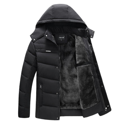 Chaqueta Acolchada de Plumas para Hombre Tallas Grandes - Image 11