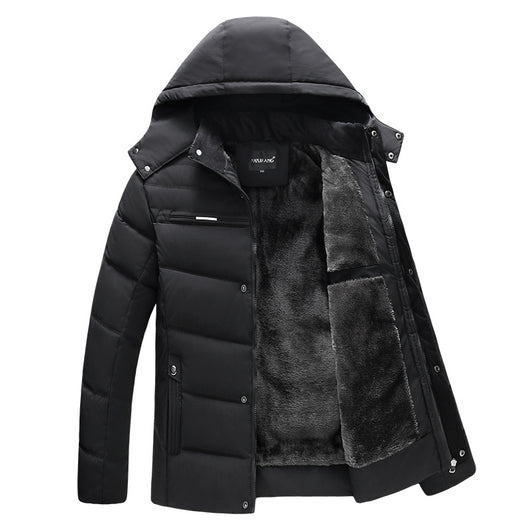 Chaqueta Acolchada de Plumas para Hombre Tallas Grandes - Image 11