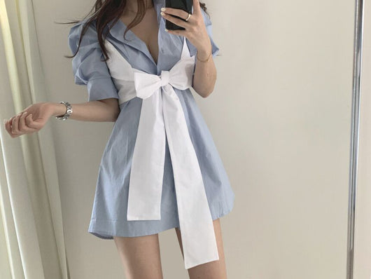 Blusa para Mujer con Detalle de Pecho y Mangas Abullonadas Medianas - Image 9
