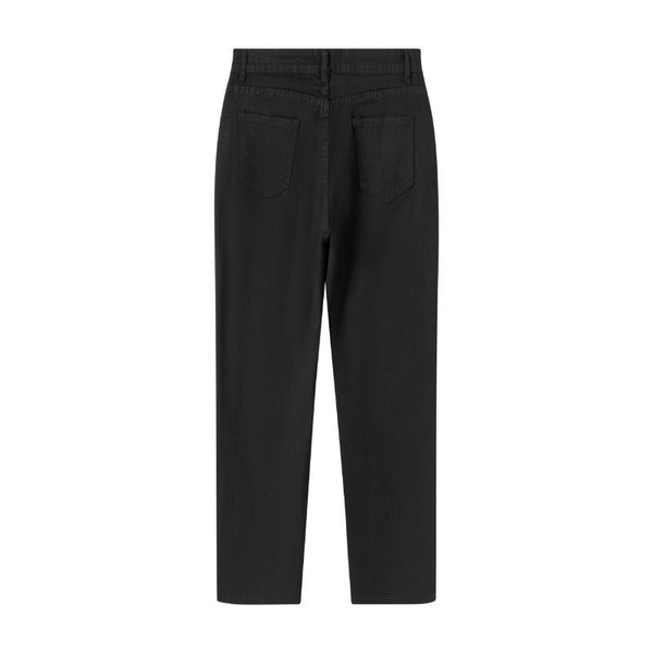 Pantalón Cigarette Retro Cintura Alta Crop Stretch Denim