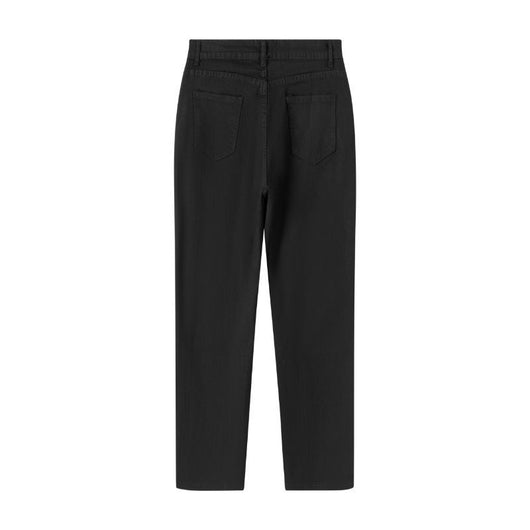 Pantalón Cigarette Retro Cintura Alta Crop Stretch Denim - Image 2