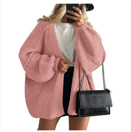 Abrigo Suéter Tejido Casual para Mujer - Image 15