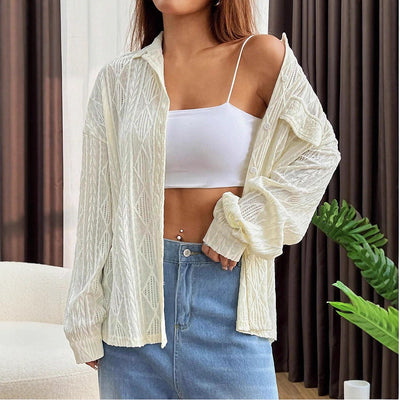 Camisa Suelta Oversize para Mujer - Abrigo Versátil - Image 3