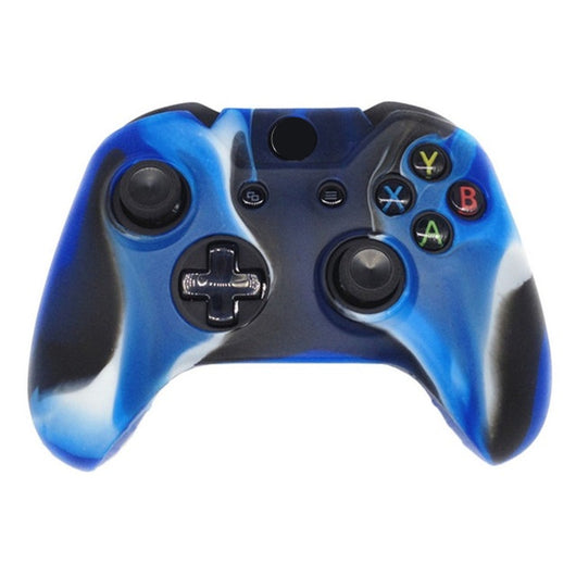 Black silicone case for Xbox One gamepad, featuring precise cutouts for buttons, joysticks, and D-pad. - Image 10