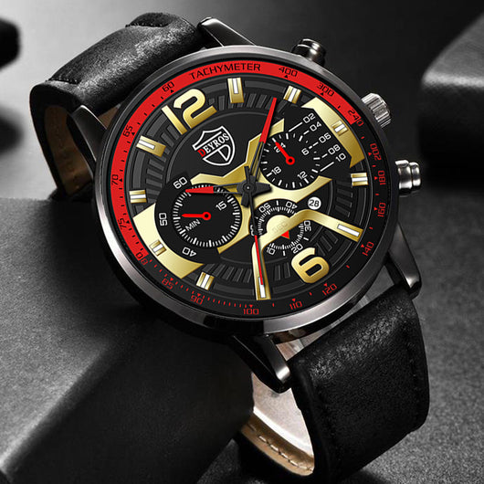 Reloj de Negocios DEYROS para Hombre con Calendario y Movimiento de Cuarzo - Image 16