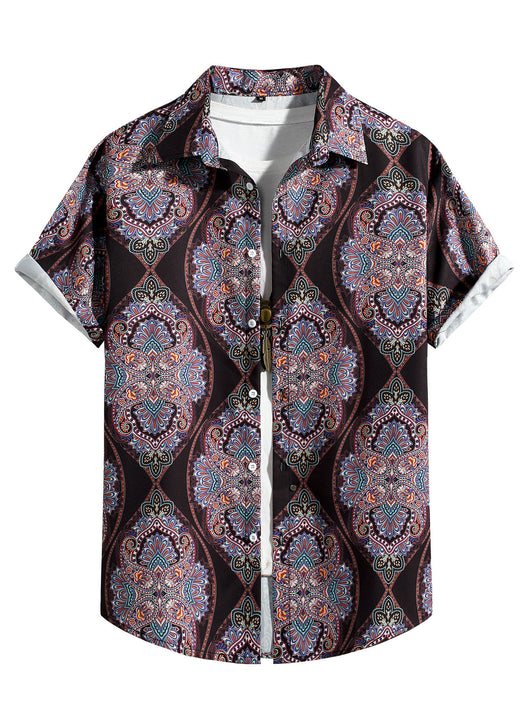 Camisa Suelta de Playa para Hombre - Manga Corta y Cómoda - Image 27