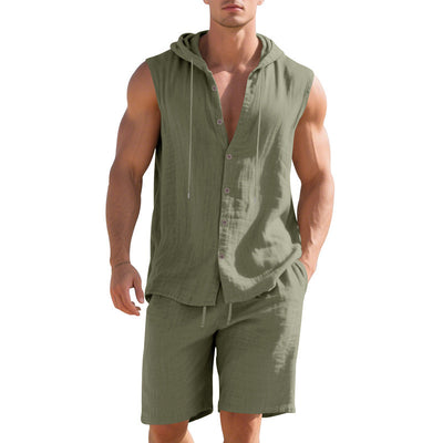 Conjunto de Bermudas y Camiseta sin Mangas para Hombre - Image 9