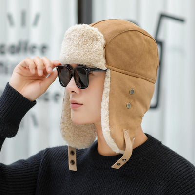 Gorro de Protección Térmica con Cobertura de Orejas - Algodón Grueso - Image 7