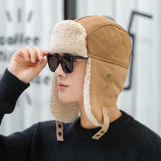 Gorro de Protección Térmica con Cobertura de Orejas - Algodón Grueso - Image 7