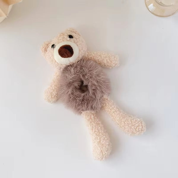 Coleteros Suaves con Diseño de Oso y Conejo - Accesorios para Cabello Infantil - Image 6