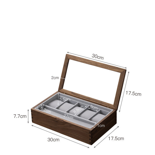 Caja Exhibidora de Madera Maciza para Relojes - Image 2