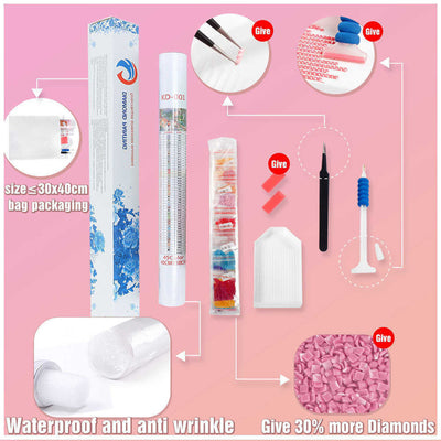 Kit de Bordado de Cruz Diamante Mosaico Cuadrado Completo - Image 6