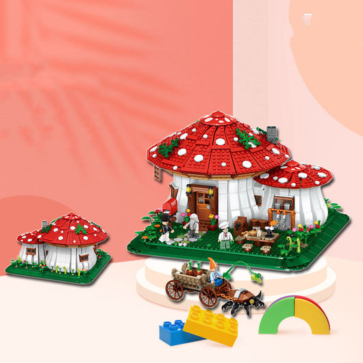 Casa de Setas con Vista Callejera - Puzzle 3D de Montaje Decorativo - Image 11