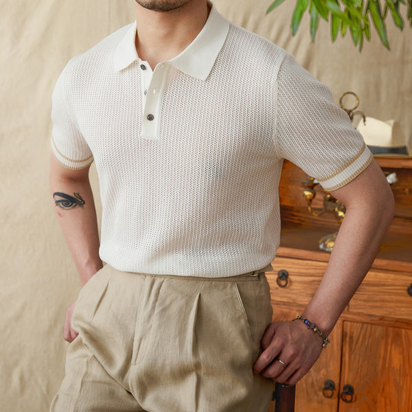 Camisa Casual Ejecutiva con Detalles Calados - Image 2