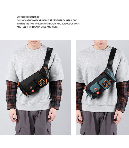 Bolsa Pectoral Impermeable para Hombre - Estilo Urbano Moderno - Image 14