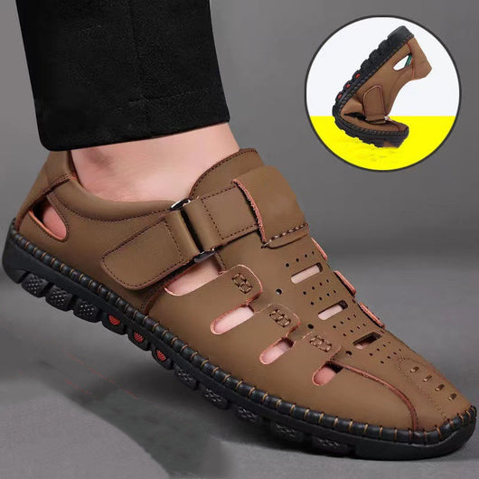Zapatos Casuales de Cuero para Hombre con Diseño Calado Transpirable - Image 3