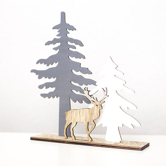Decoraciones Navideñas 3D de Ensamblaje Creativo