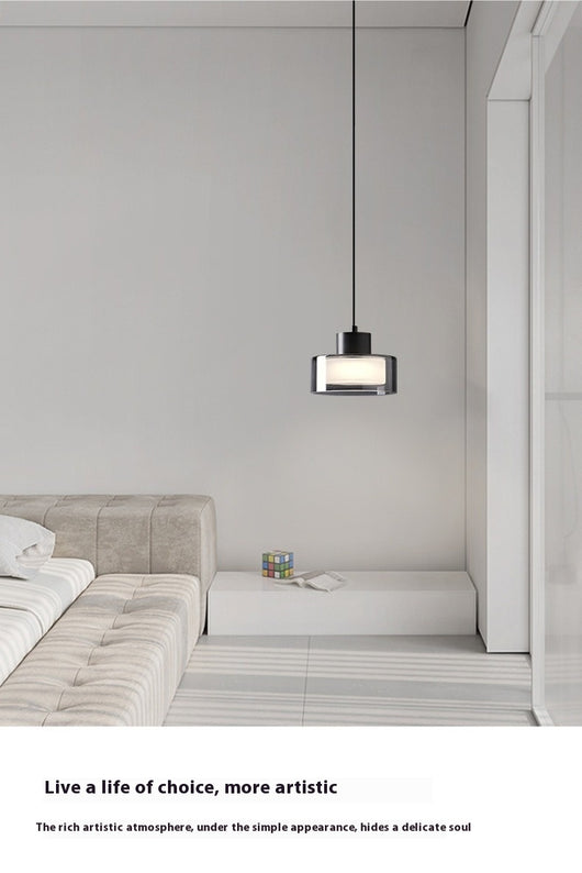 Lámpara de Techo Dormitorio Cobre Moderno Minimalista con Cristal - Image 10