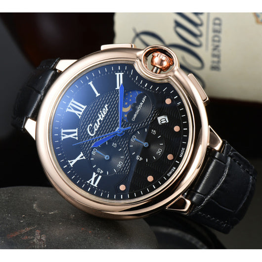 Reloj de Negocios para Hombre con Correa de Goma - Image 8