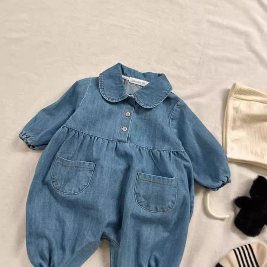 Jumpsuit Infantil con Solapa - Diseño Clásico para Niños y Niñas - Image 2
