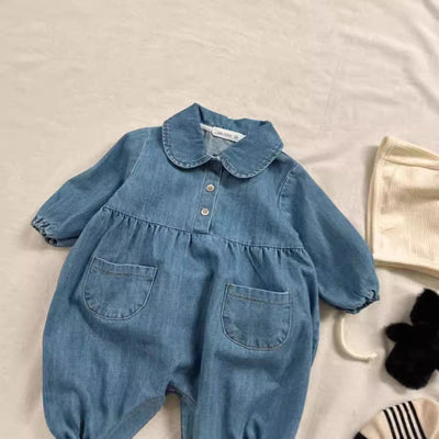 Jumpsuit Infantil con Solapa - Diseño Clásico para Niños y Niñas - Image 2