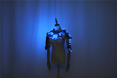 Chaleco Luminoso de Cuero PU con LED Integrado - Image 13