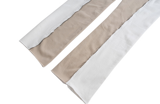 Jeans para Hombre con Contraste Frambuesa y Flecos - Image 16